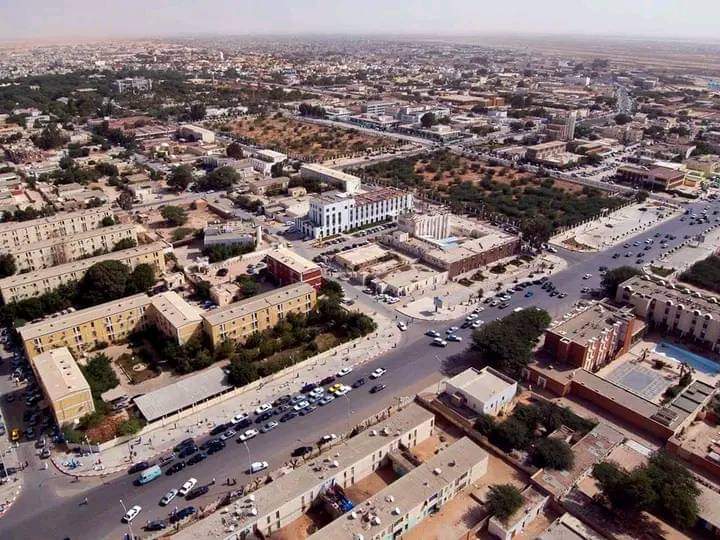 لقطة جوية من وسط العاصمة نواكشوط 