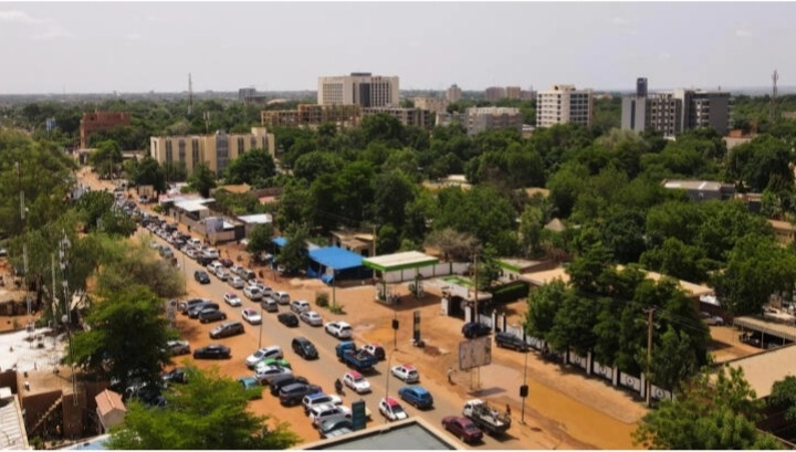 منظر جوي من مدينة "نيامي" عاصمة النيجر (rfi) 